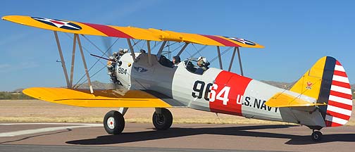 Stearman B75N1 N47964, Copperstate Fly-in, October 26, 2013